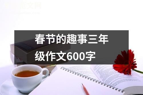 春节的趣事三年级作文600字