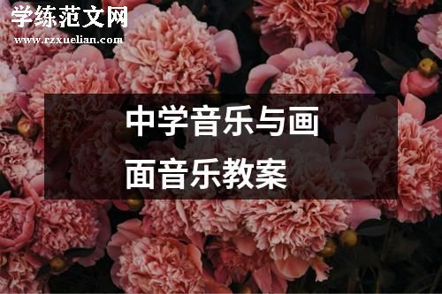 中学音乐与画面音乐教案