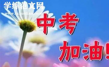 学生中考演讲稿5篇